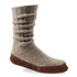 The Original Slipper Sock in Gray Ragg Wool Side View#color_gray-ragg-wool