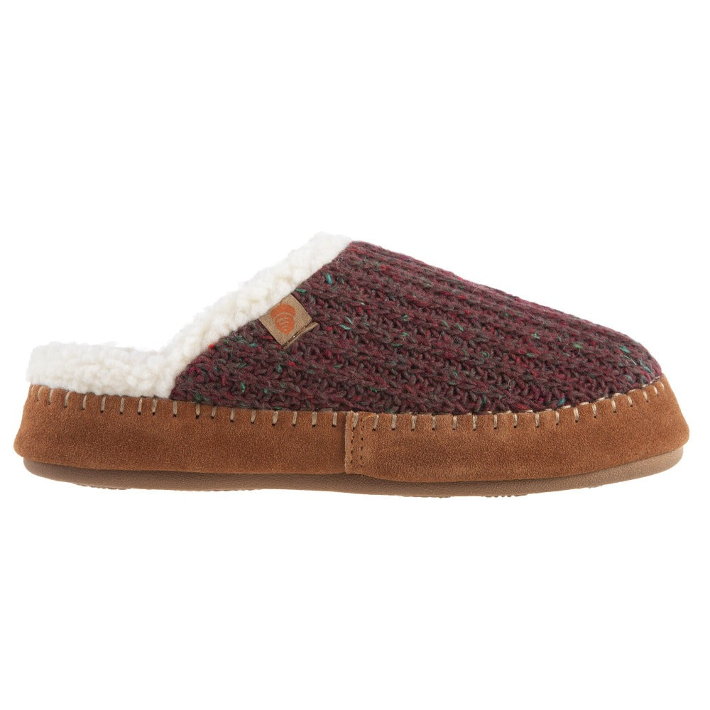 Women’s Recycled Camden Clog in Garnet Profile