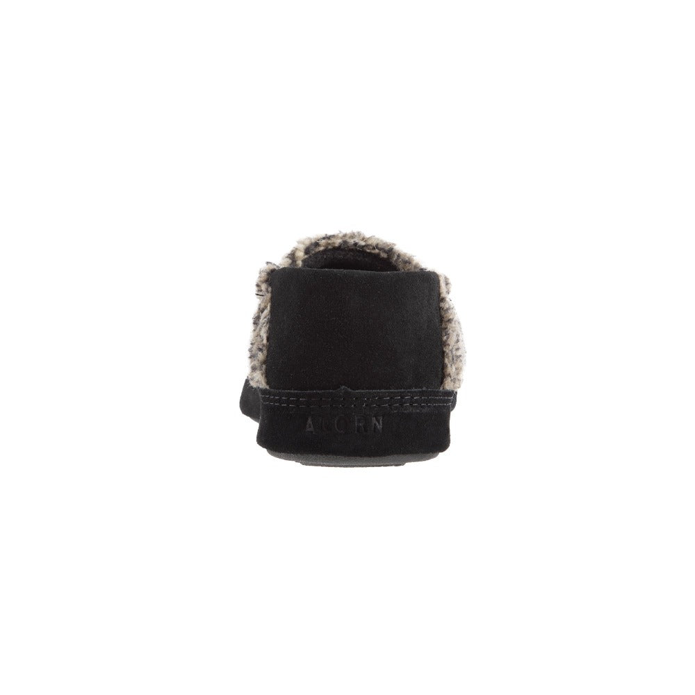 Men’s Acorn Moc with Collapsible Heel Slipper in Earth Tex Back Heel