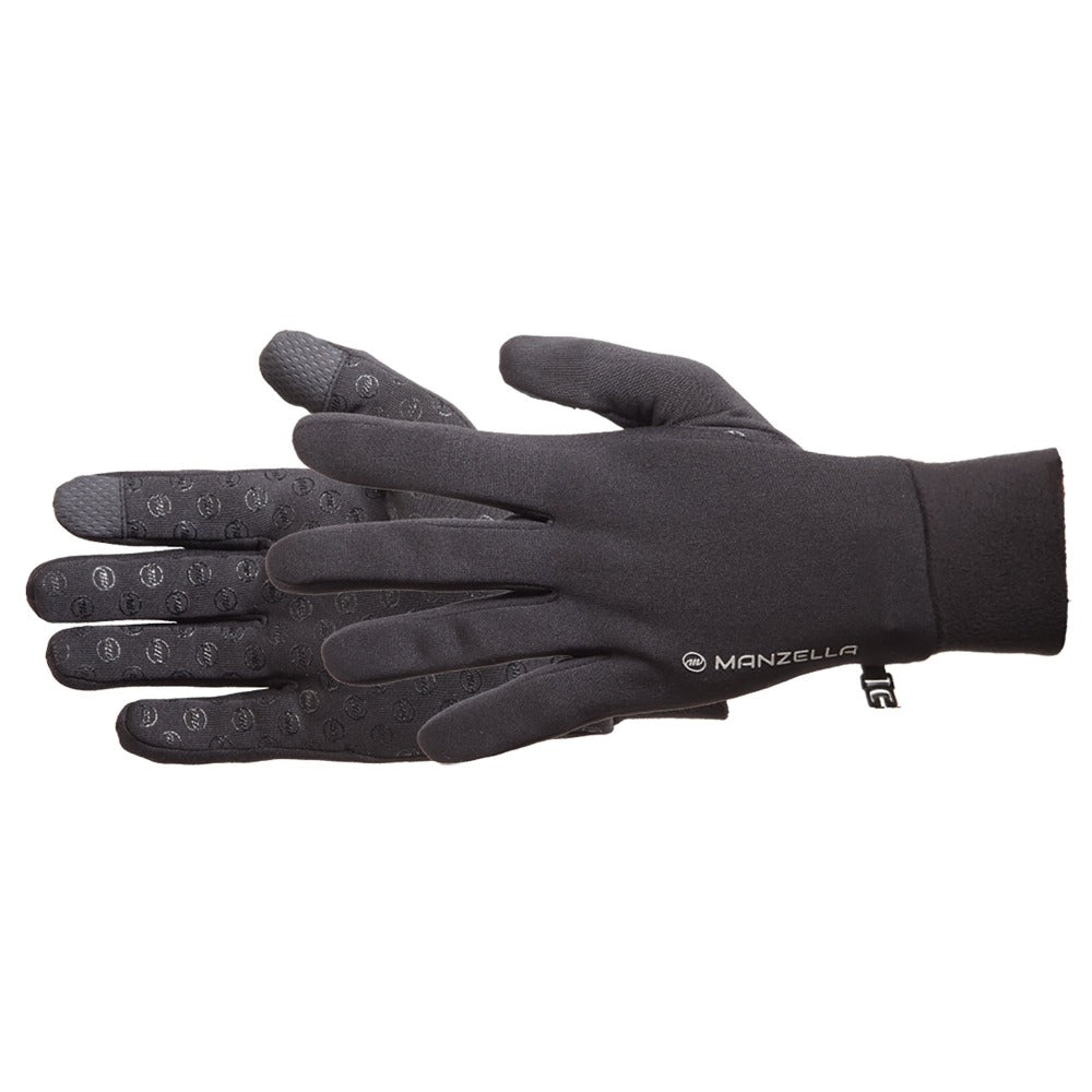 polartec handschuhe Manzella Power Stretch Ultra TouchTip Women's, Black / S/M