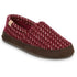 Women’s Original Acorn Moccasins in Garnet Red Right Angled View 
