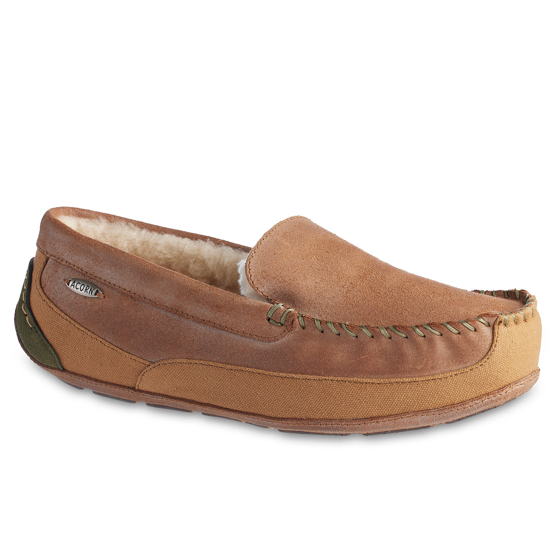 20164 Acorn Mens Hamilton Suede Driving Moccasin