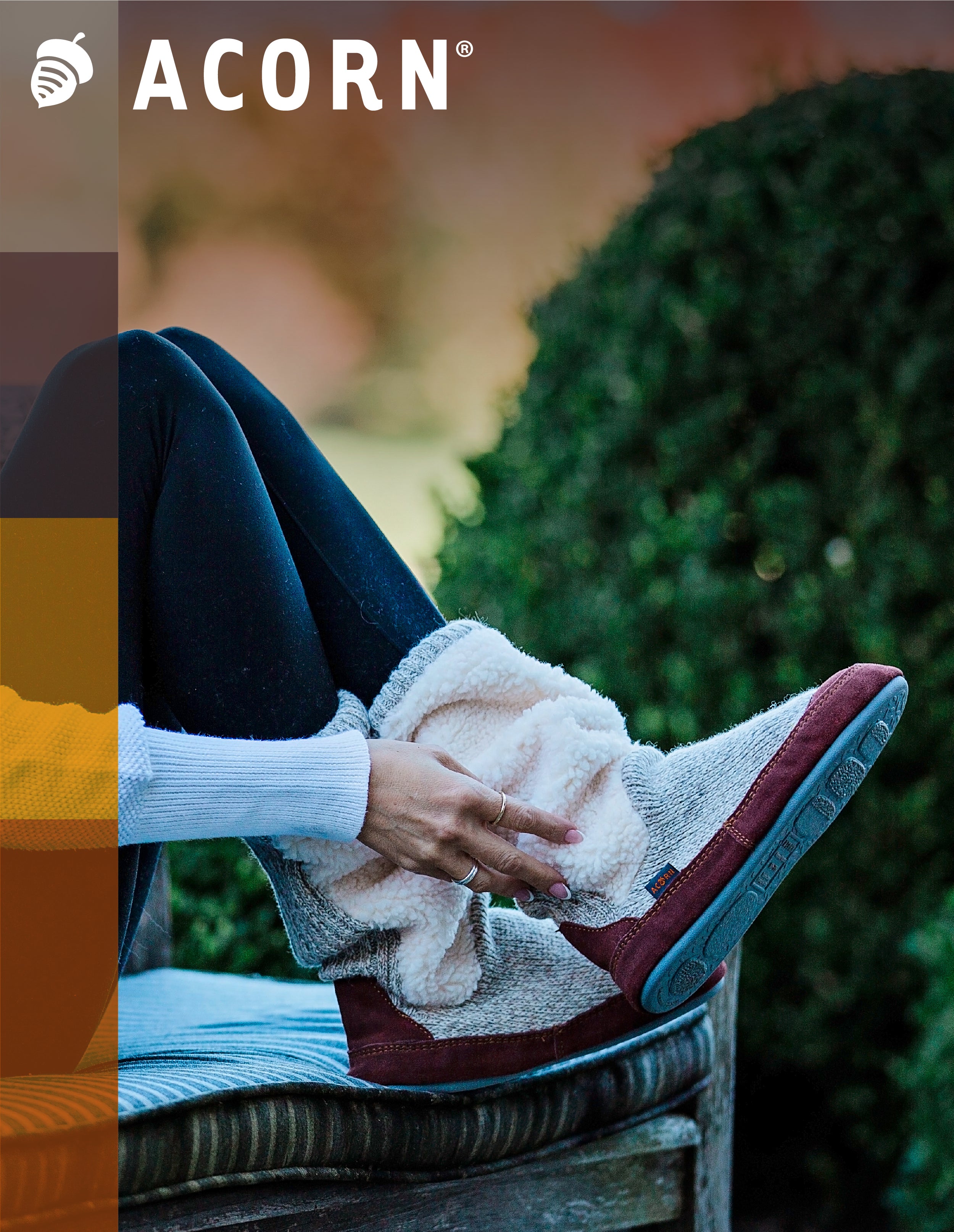 acorn earth slippers