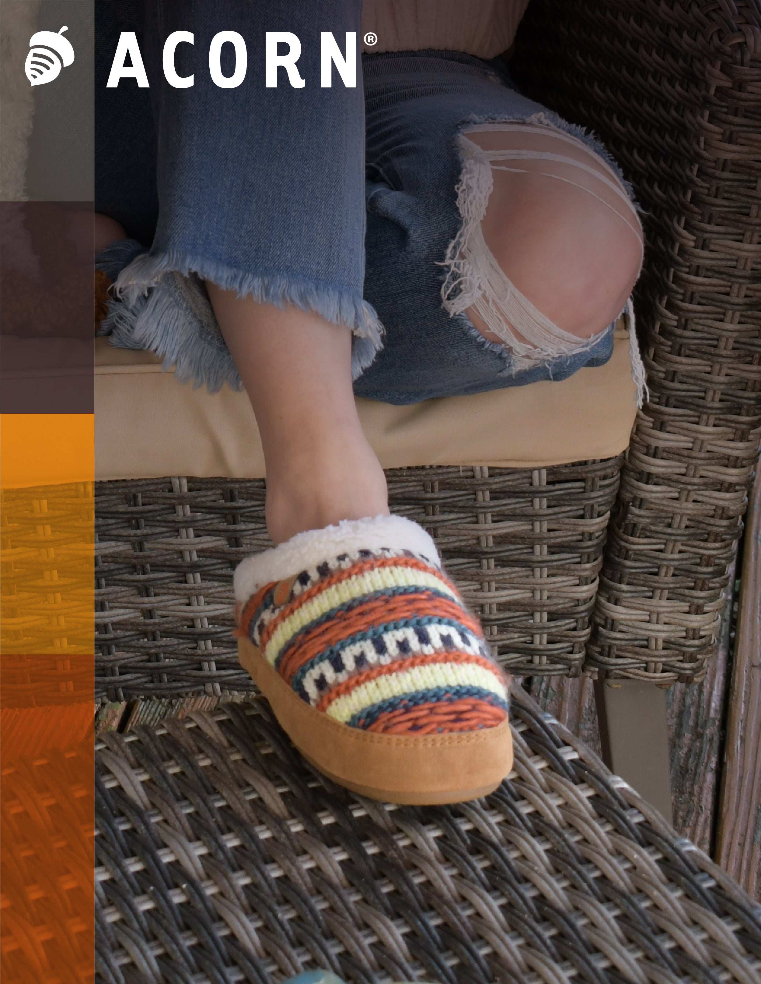 acorn earth slippers