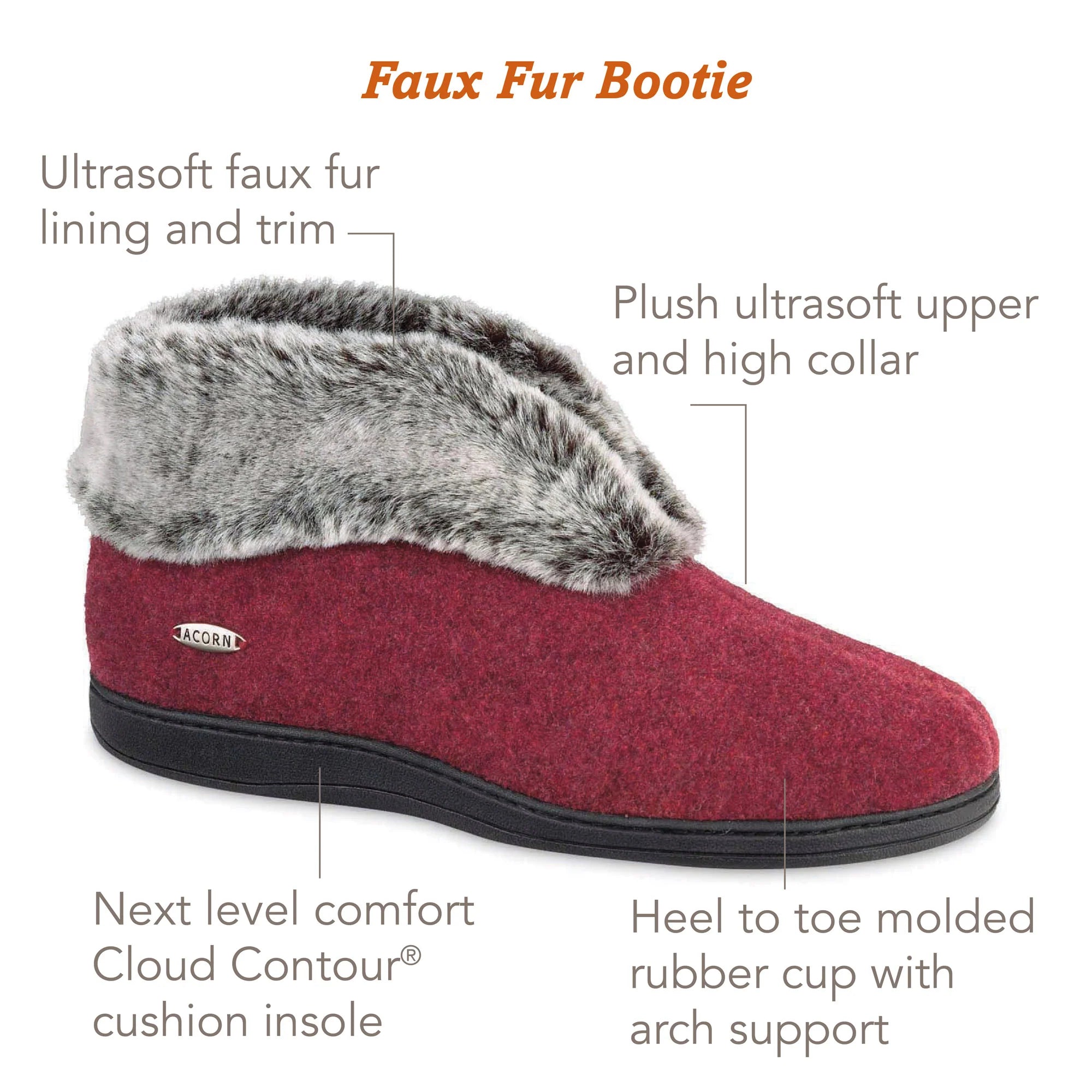 Fur bootie slippers shop