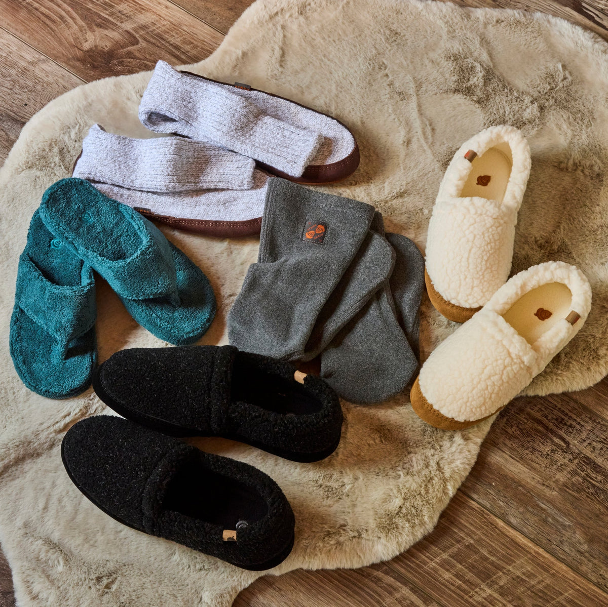 Versafit® Fleece Olive Sock

