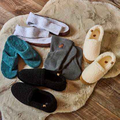Versafit® Fleece Natural Jigsaw Geo Sock

