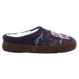 Acorn Women's Forest Mule Slipper - Boiled Wool Embroidered Backless Slipper With Memory Foam