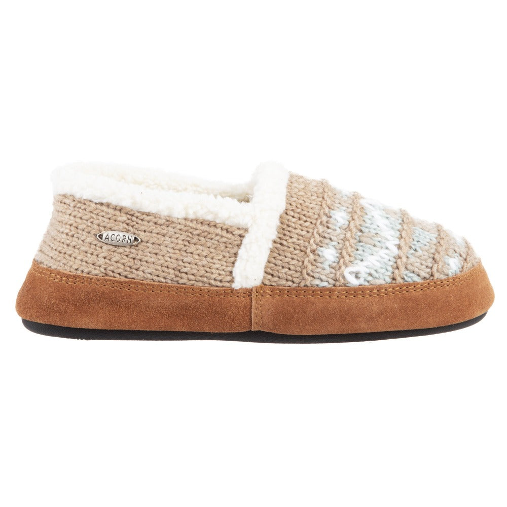 Women's Nordic-Inspired Moccasin Slipper