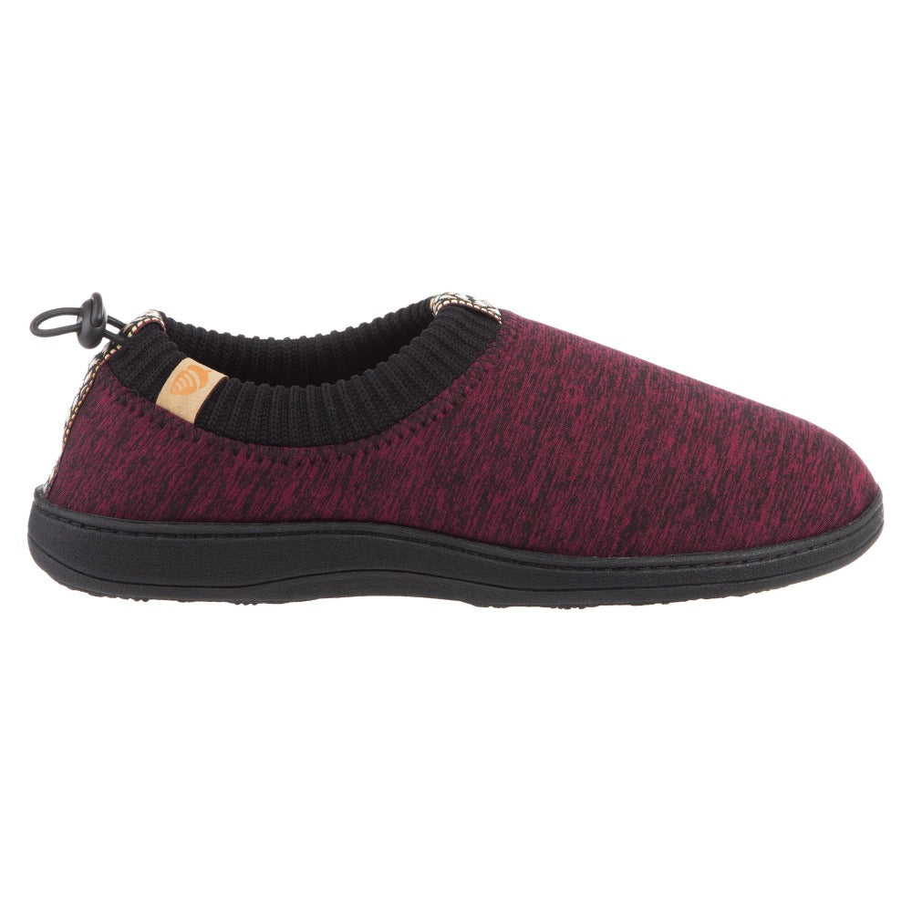 Garnet Heather Acorn Slipper side angle