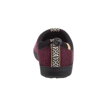 Garnet Heather Acorn Slipper back angle