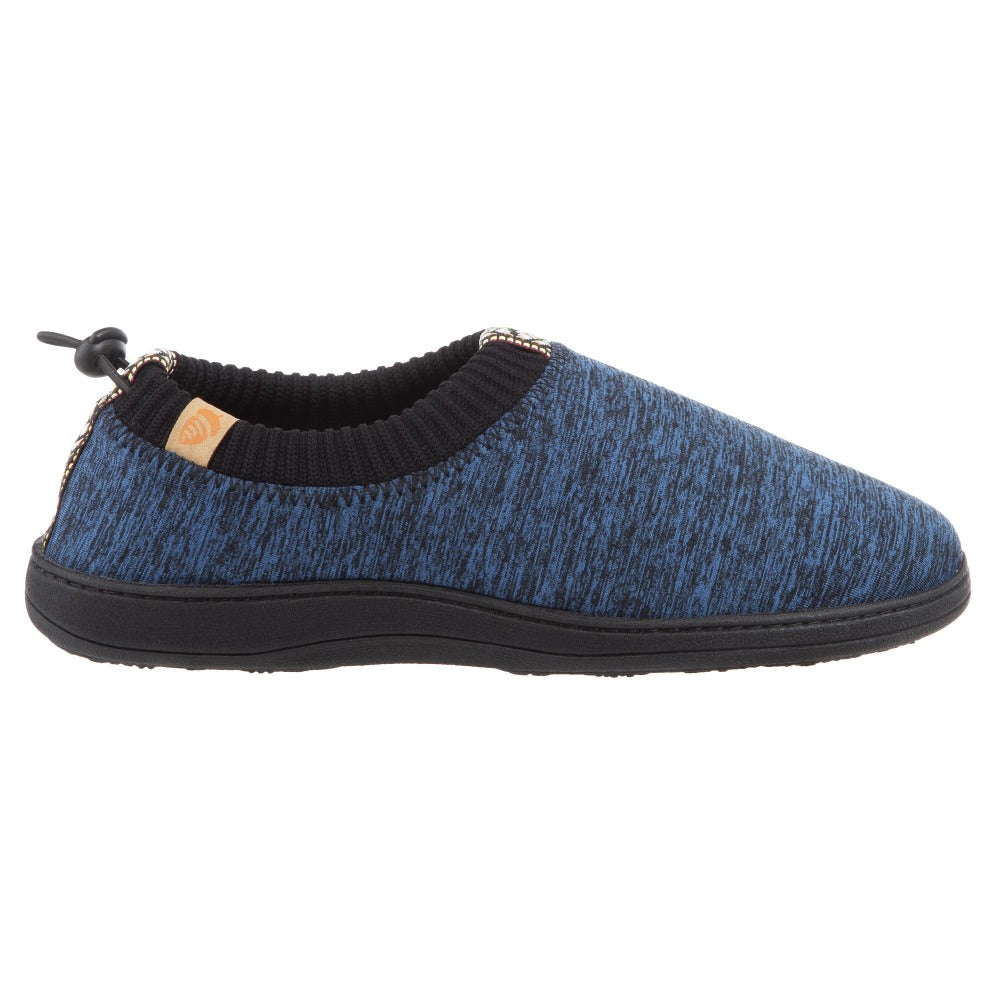 Navy Heather Acorn Slipper side angle