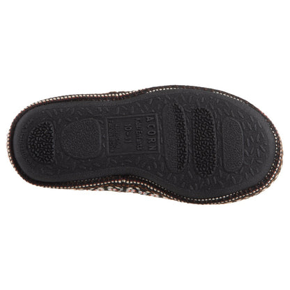 Acorn Kids Woven Trim Moc Indoor Outdoor Sole 