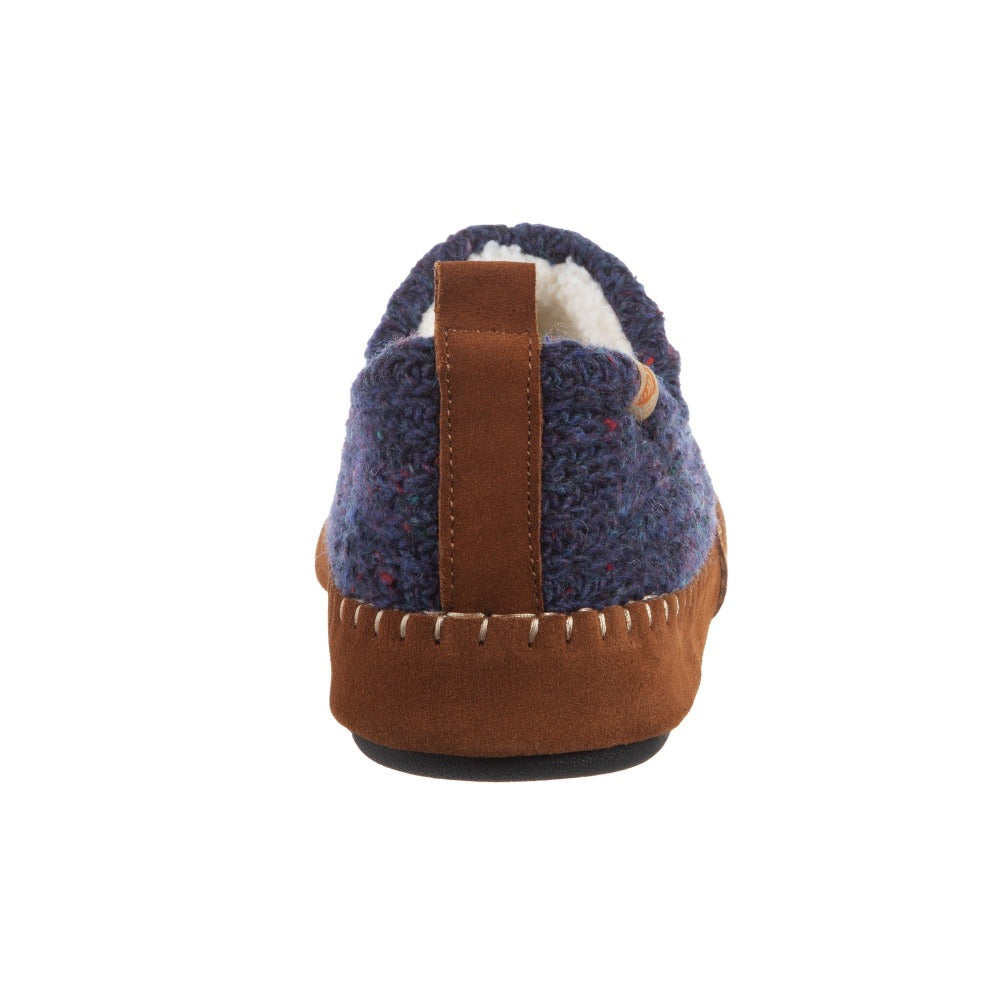 Acorn Camden Recycled Yarn Slipper Navy Back View