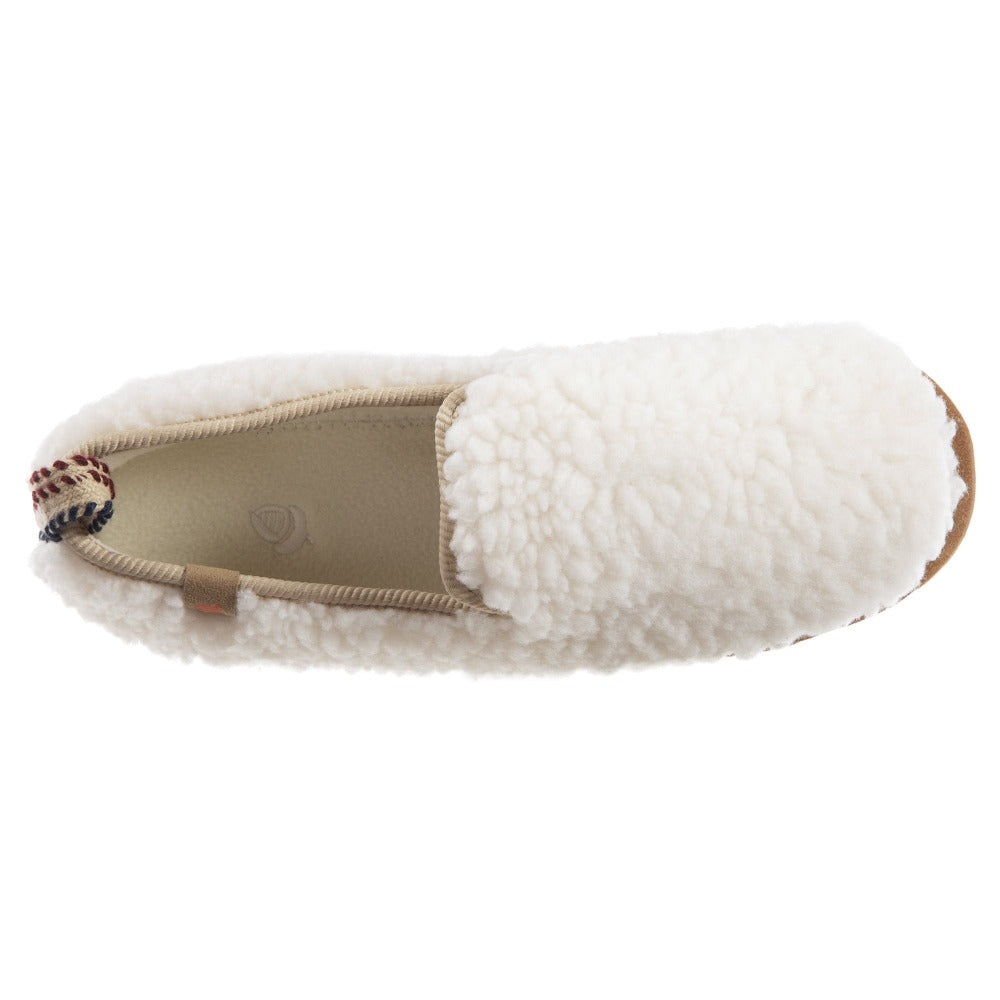 Women’s Lightweight Bristol Loafer in Buff Popcorn Inside Top View