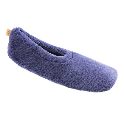 Acorn Travel Spa Slipper in Navy Blue top angle
