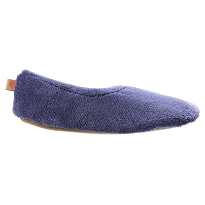Acorn Travel Spa Slipper in Navy Blue side shot