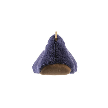 Acorn Travel Spa Slipper in Navy Blue from behind