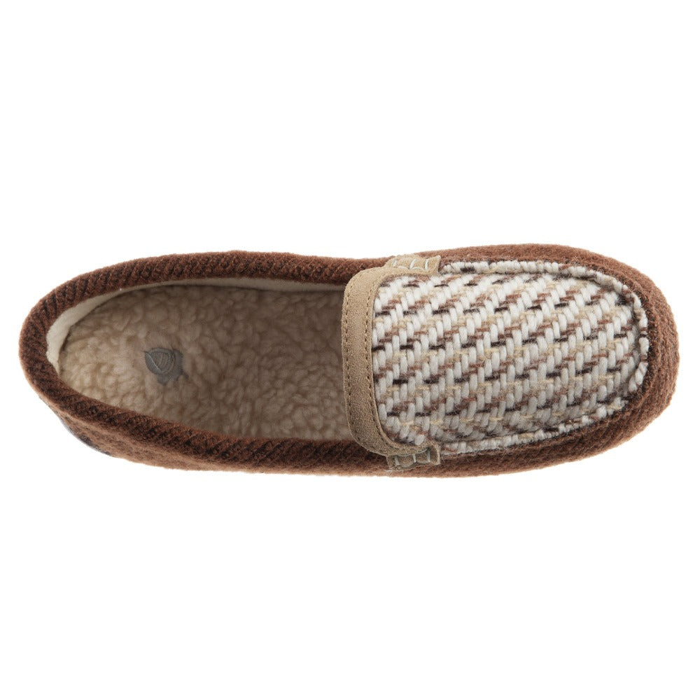 Women’s Andover Driver Moc Slipper in Buckskin Inside Top View