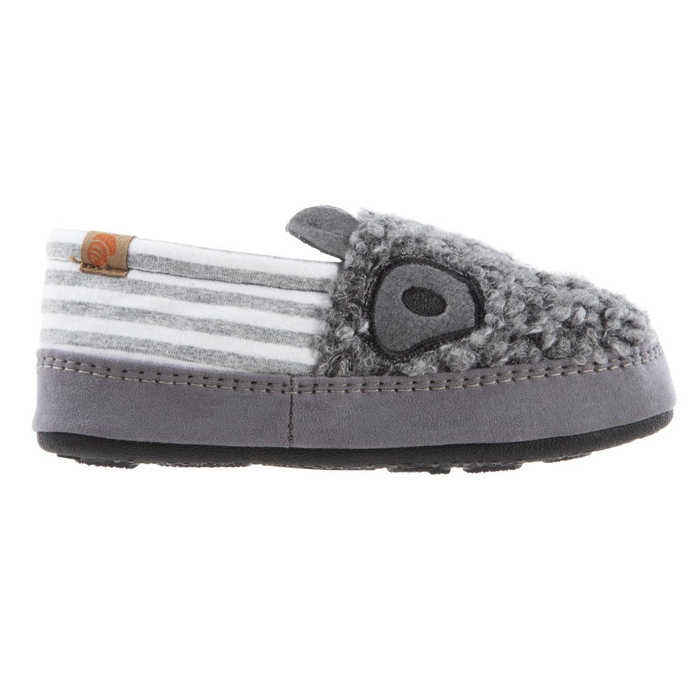 Kids Acorn Critter Moc in Stormy Grey Dog Profile