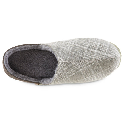 Men’s Algae-Infused Parker Slippers in Grey Top Inside View