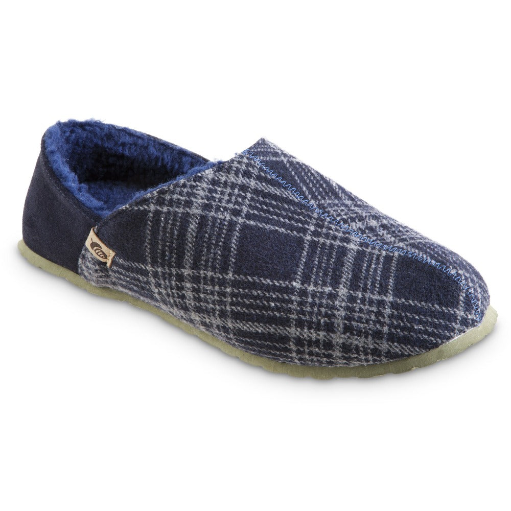 Men’s Algae-Infused Parker Slippers in Navy Right Angled View