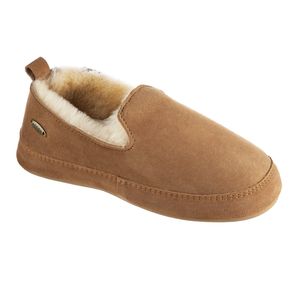 Women’s Ewe Loafer Slipper in Chestnut Right  Angled View