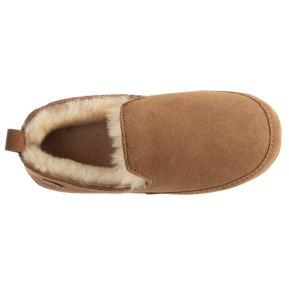 Women’s Ewe Loafer Slipper in Chestnut Inside Top View