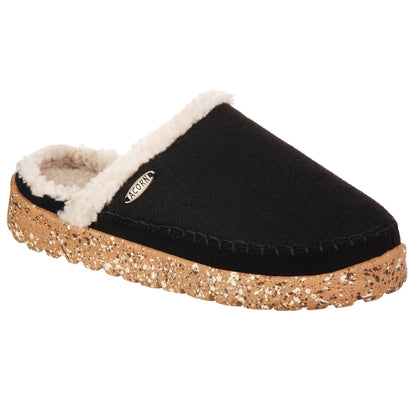 Women’s Acorn Recycled Rockland Clog - black side view