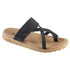 Acorn Riley Sandal in Black Right Angle View