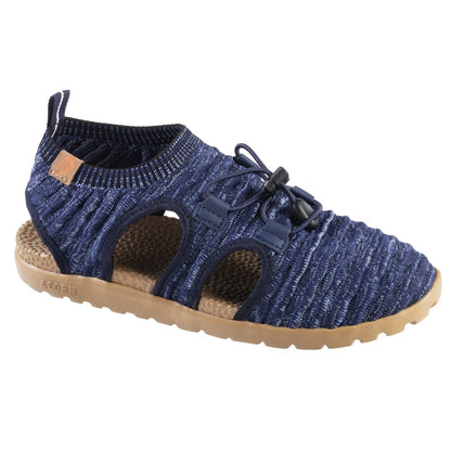 Acorn Casco Recycled Active Sandal Navy Blue Side Profile
