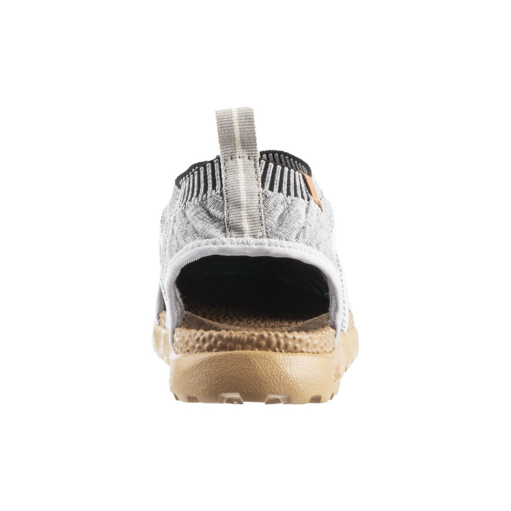 Acorn Casco Recycled Active Sandal in Heather Grey Back View from Heel