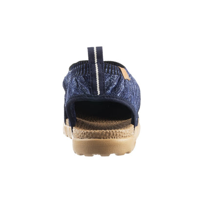 Acorn Casco Recycled Knit Sandal Navy Back View